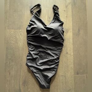 Embrace Your Curves by Miracle Brands Black One-Piece Georgia Swimsuit